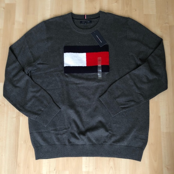 Tommy Hilfiger Other - Hilfiger men’s sweater with plush flag logo